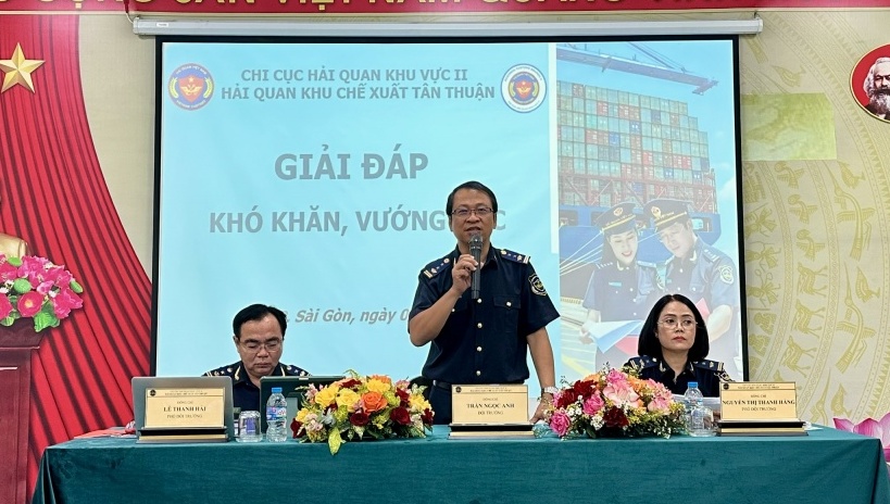 Hải quan KCX Tân Thuận giải đáp nhiều vướng mắc về lĩnh vực gia công cho doanh nghiệp