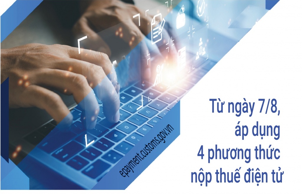 (INFOGRAPHICS): Chính thức áp dụng 4 phương thức nộp thuế điện tử