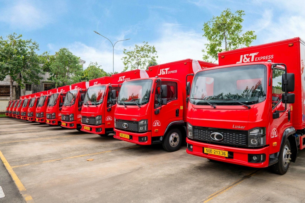 Mẫu THACO Linker được J&T Express Việt Nam tin tưởng lựa chọn