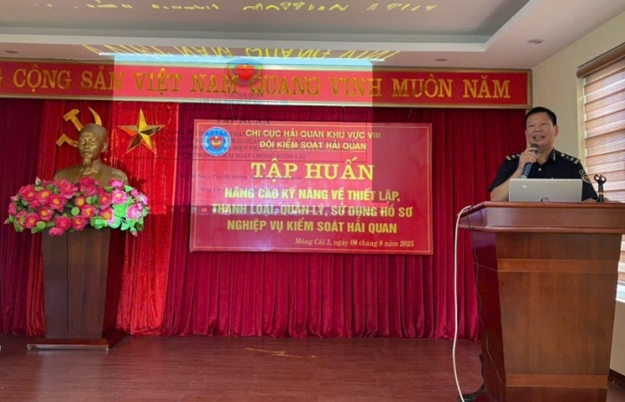 Hải quan khu vực VIII nâng cao kỹ năng nghiệp vụ cho lực lượng kiểm soát