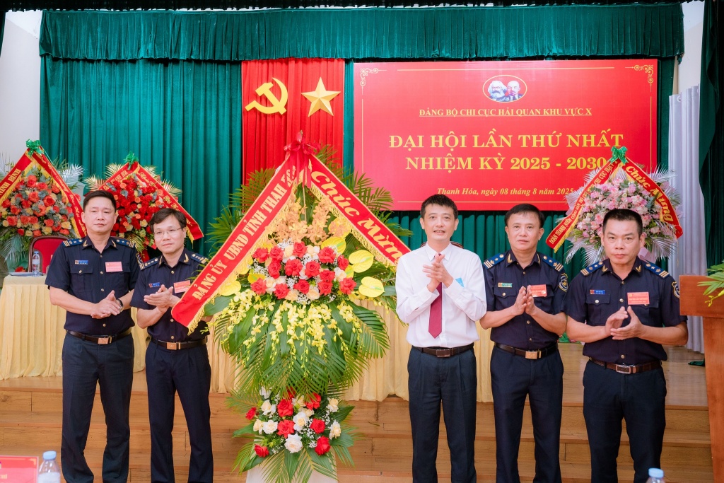 Hải quan khu vực X tổ chức thành công Đại hội Đảng bộ lần thứ I