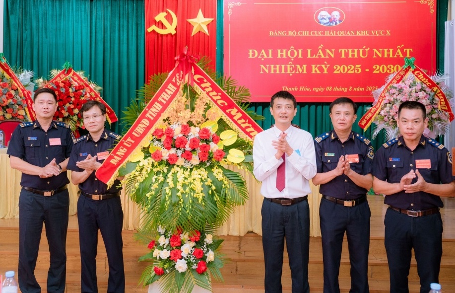 Hải quan khu vực X tổ chức thành công Đại hội Đảng bộ lần thứ I