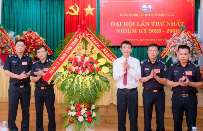 Hải quan khu vực X tổ chức thành công Đại hội Đảng bộ lần thứ I