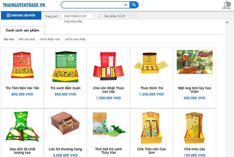 OCOP Thái Nguyên tiếp cận thương mại điện tử, mở rộng thị trường