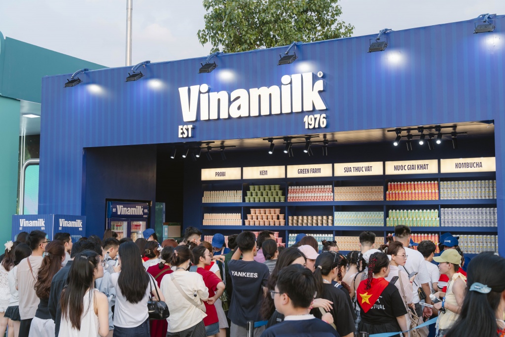 Vinamilk “quẫy” hết mình cùng 50.000 khán giả tại V-Concert & V-Fest