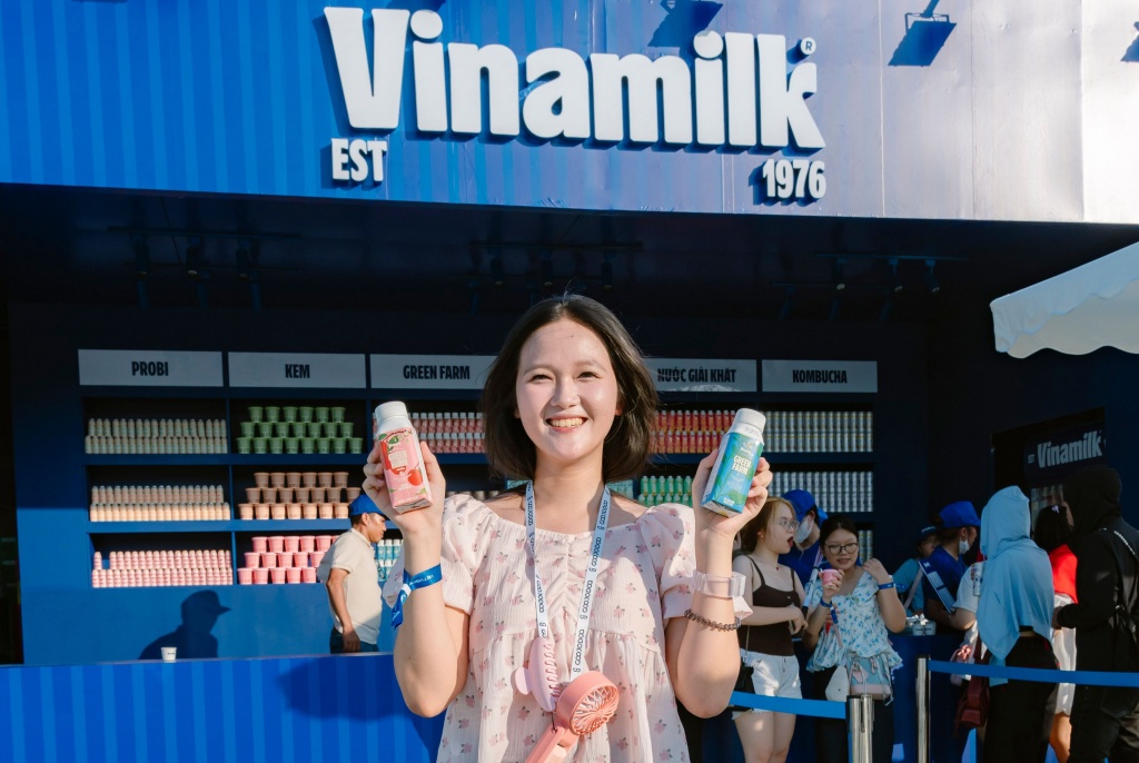 Vinamilk “quẫy” hết mình cùng 50.000 khán giả tại V-Concert & V-Fest