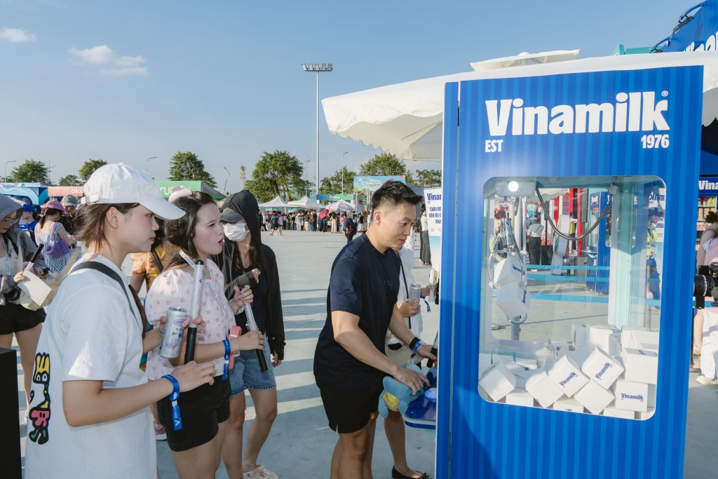 Vinamilk “quẫy” hết mình cùng 50.000 khán giả tại V-Concert & V-Fest