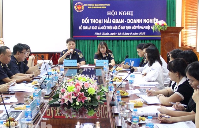 Hải quan Nam Định đối thoại doanh nghiệp năm 2025