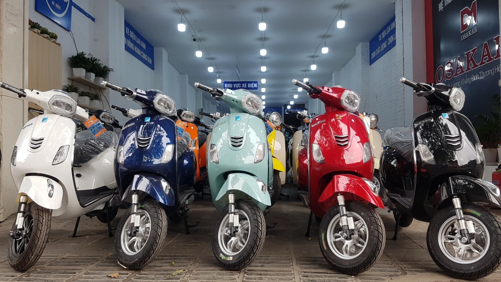 Việt Nam tiêu thụ xe máy điện nhiều thứ ba thế giới