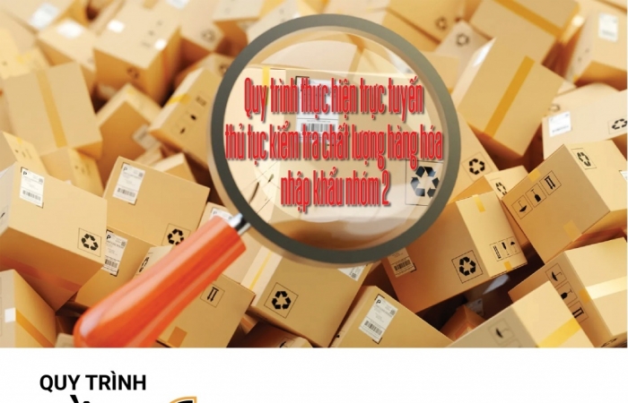 (INFOGRAPHICS): Quy trình thực hiện trực tuyến thủ tục kiểm tra chất lượng hàng hóa NK nhóm 2
