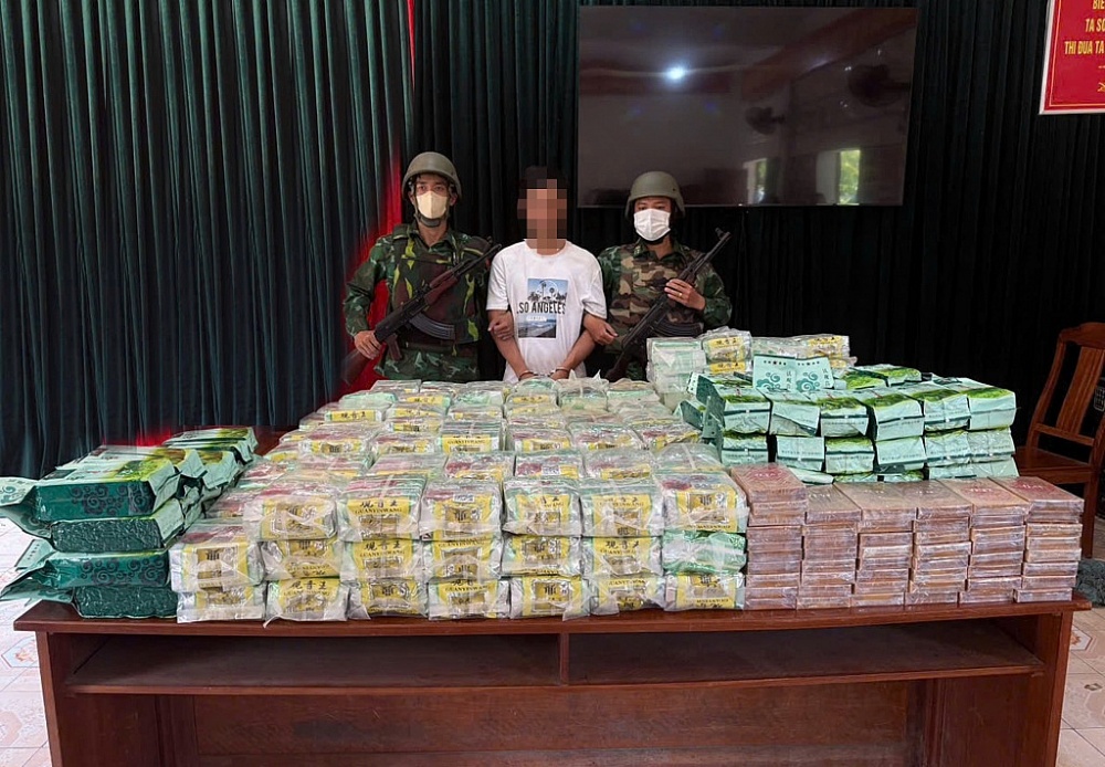 Số ma tuý bị thu giữ.