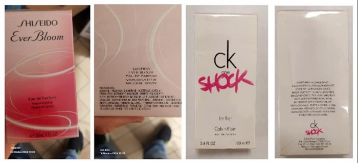 Cảnh báo đặc biệt đối với một số loại nước hoa của Shiseido, Calvin Klein