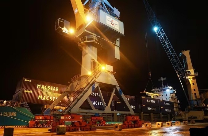 Khai trương chuyến vận tải container đầu tiên Hải Phòng-Vũng Áng