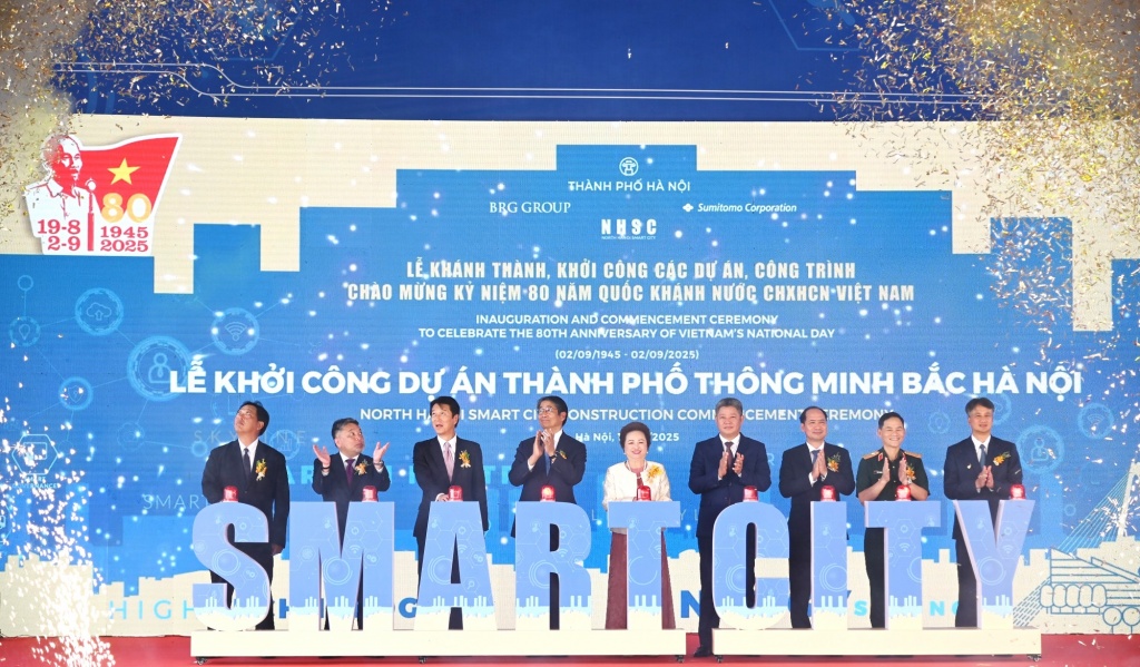 Thành phố thông minh Bắc Hà Nội chính thức được khởi công