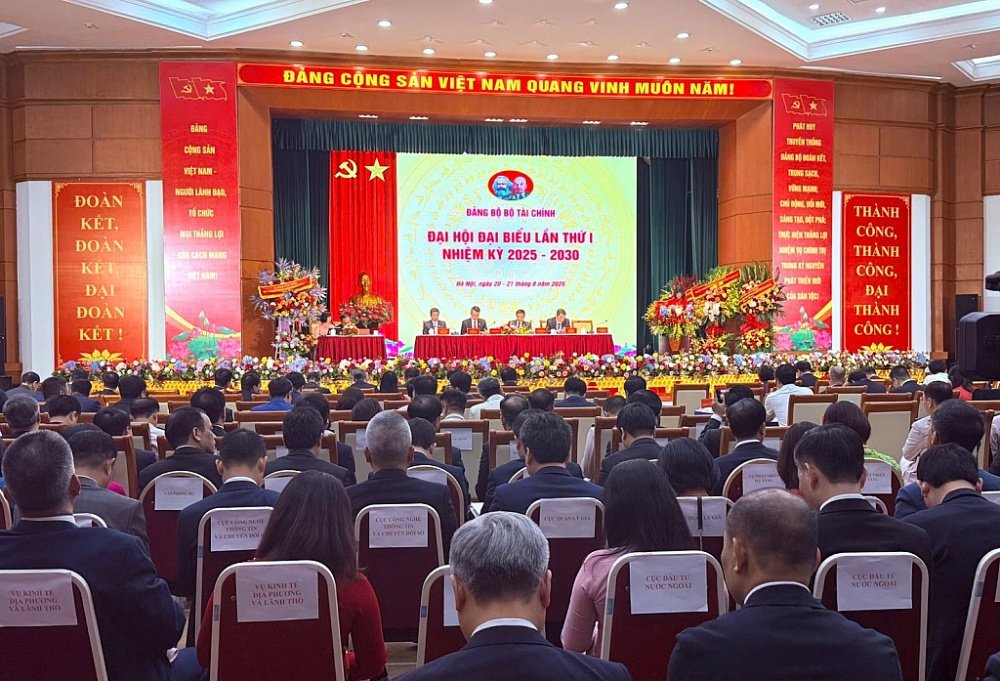 Đảng bộ Bộ Tài chính tổ chức Đại hội đại biểu lần thứ I, nhiệm kỳ 2025-2030