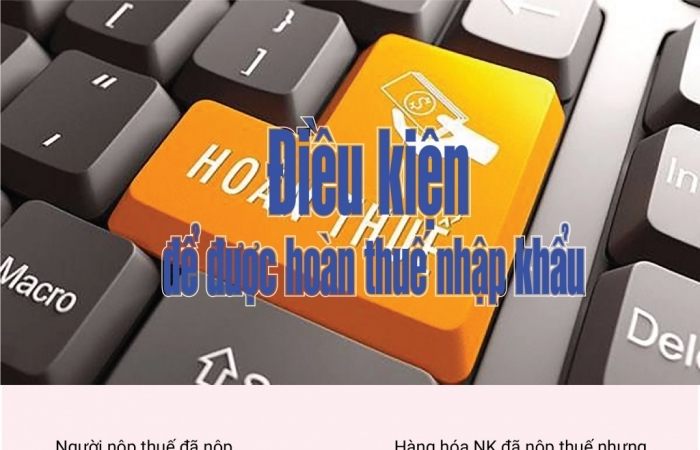 (INFOGRAPHICS): Điều kiện để được hoàn thuế nhập khẩu