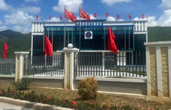 Hải quan cửa khẩu Hoành Mô có trụ sở mới