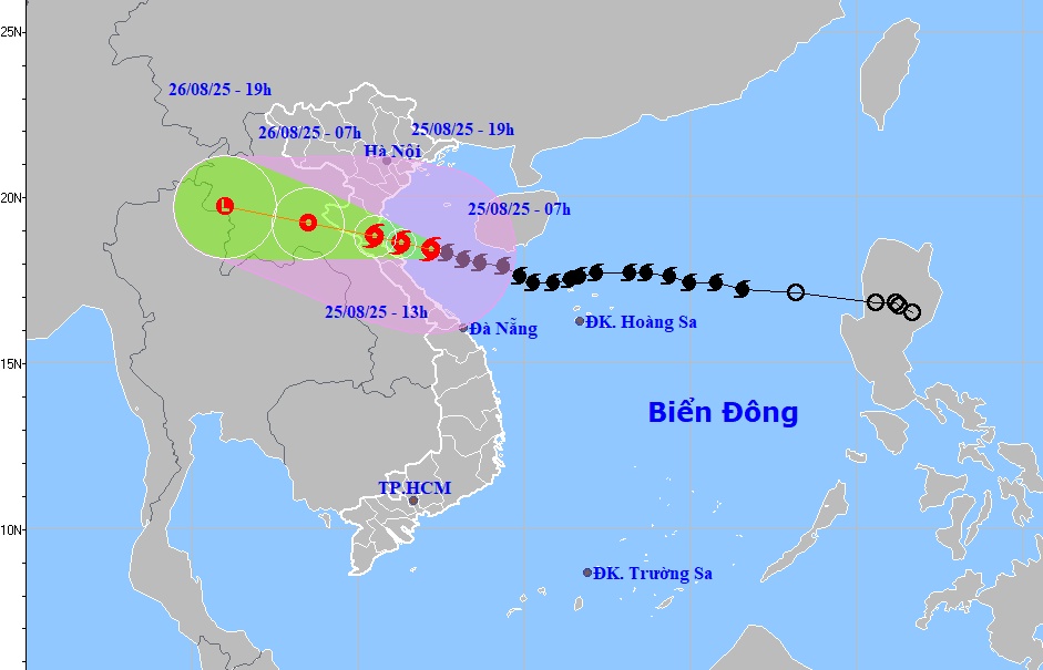 Cục Hải quan chỉ đạo ứng phó cơn bão số 5 (Kajiki)