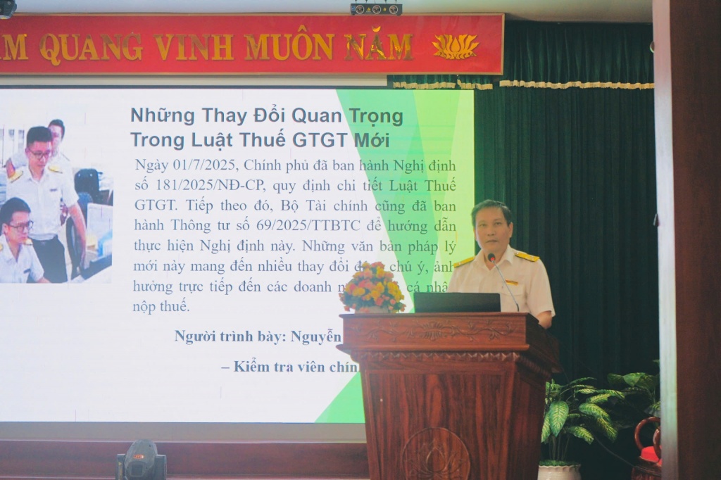 Thuế tỉnh Quảng Trị tập huấn chính sách thuế mới năm 2025