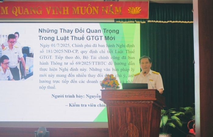 Thuế tỉnh Quảng Trị tập huấn chính sách thuế mới năm 2025