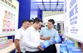 Gian hàng của Vinamilk tạo dấu ấn nổi bật tại Triển lãm Thành tựu đất nước