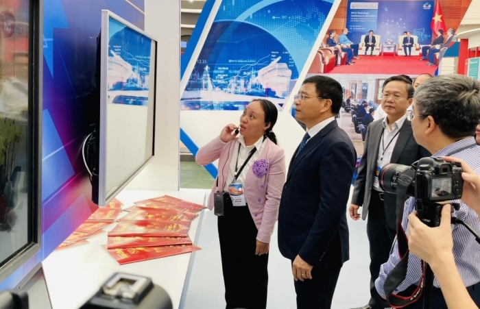 Không gian trải nghiệm của Cục Hải quan tại Triển lãm 80 năm ngành Tài chính Việt Nam