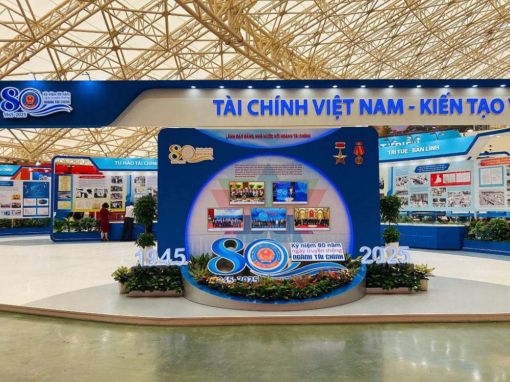 Không gian trải nghiệm của Cục Hải quan tại Triển lãm 80 năm ngành Tài chính Việt Nam
