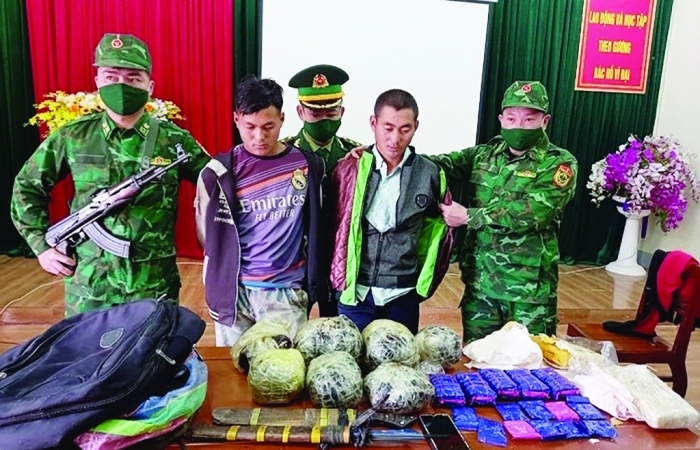 Biên phòng thu giữ 55,126 kg ma túy trong tháng 6