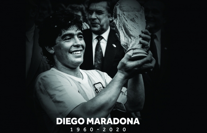 Maradona đã theo Chúa về trời