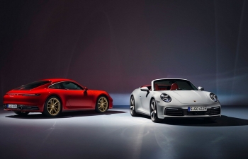 Porsche ra mắt 911 Coupe và 911 Convertible