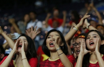AFC cấm CĐV Việt Nam vi phạm thương quyền vào sân cổ vũ trận Triều Tiên