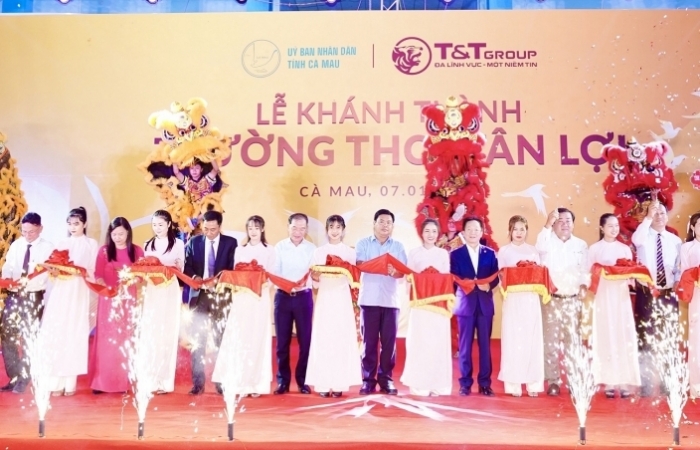 Tập đoàn T&T tài trợ xây dựng trường tại tỉnh Cà Mau