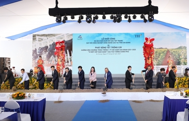 Tập đoàn TH khởi công Dự án chăn nuôi bò sữa công nghệ cao lớn nhất ĐBSCL