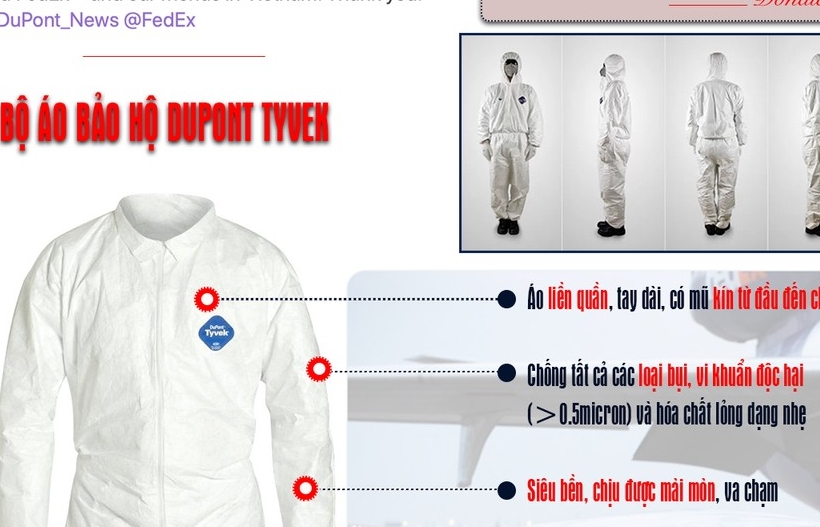 Infographics: 450.000 bộ đồ chống Covid-19 từ Việt Nam chuyển đến Mỹ có gì đặc biệt?