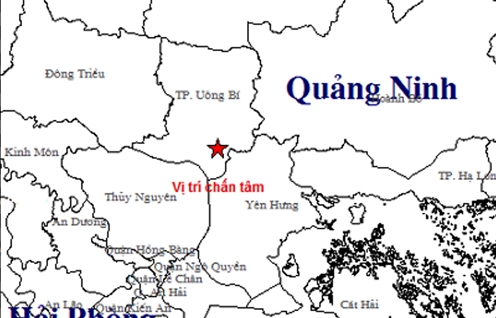 Động đất cường độ 3,2 làm rung chuyển nhà dân ở tỉnh Quảng Ninh