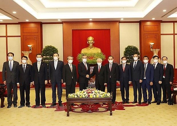 Tổng Bí thư Nguyễn Phú Trọng tiếp Bộ trưởng Bộ Ngoại giao Trung Quốc | Chính trị | Vietnam+ (VietnamPlus)