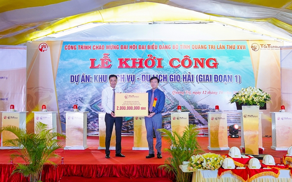 T&T Group khởi công dự án Khu dịch vụ - du lịch gần 5.000 tỷ tại Quảng Trị