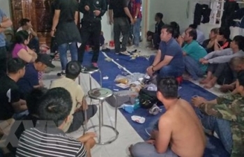 Sòng bạc lớn với hàng chục nam nữ đang sát phạt nhau tại  Đắk Lắk bị triệt phá
