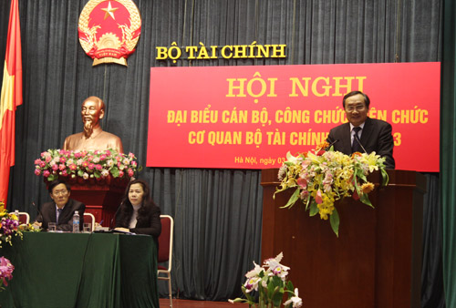 hoi nghi dai bieu cbcc vien chuc co quan bo tai chinh nam 2013