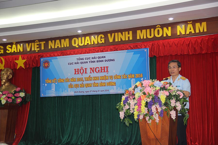 Hải quan Bình Dương phấn đấu thu nộp ngân sách 10.500 tỉ đồng năm 2016