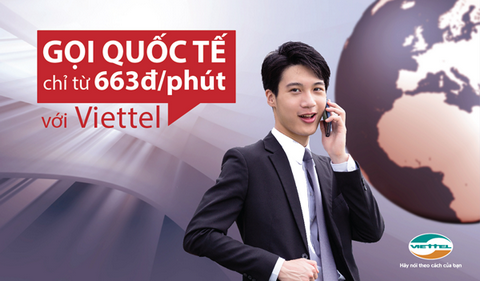 Viettel giảm mạnh cước quốc tế