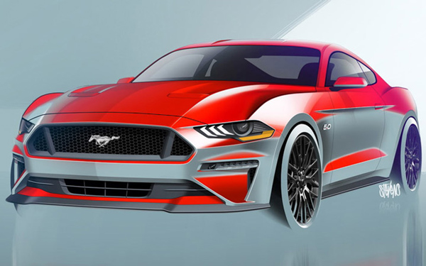 can canh xe ford mustang phien ban 2018