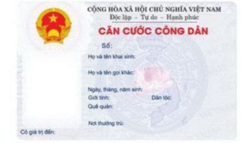 Miễn lệ phí cấp mới căn cước công dân từ 10