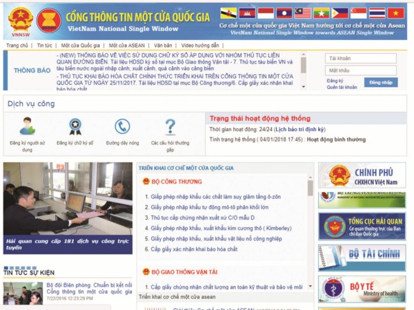 Thực hiện Cơ chế một cửa ASEAN (ASW), Cơ chế một cửa quốc gia (NSW): Cần động lực lớn hơn