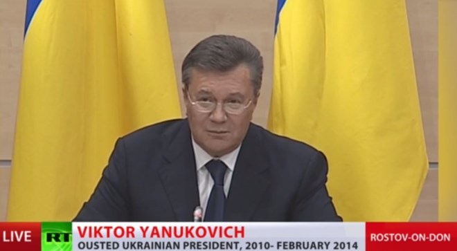 Yanukovych tuyên bố tiếp tục &quot;chiến đấu vì Ukraine&quot;