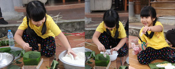 ngay tet di goi banh chung