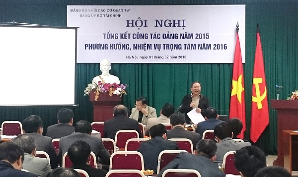 dang uy bo tai chinh tap trung chi dao hoan thanh nhiem vu tai chinh ngan sach 2016