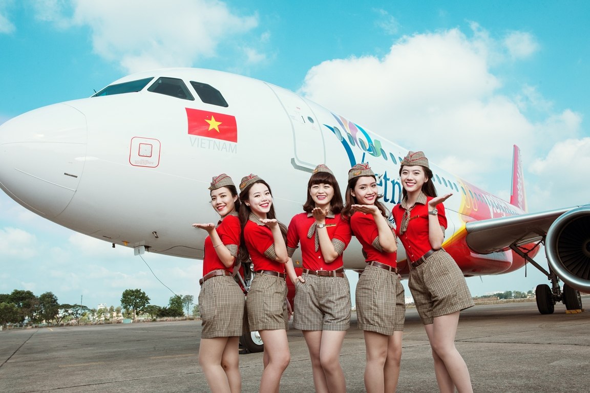 Vietjet tuyển dụng tiếp viên hàng không