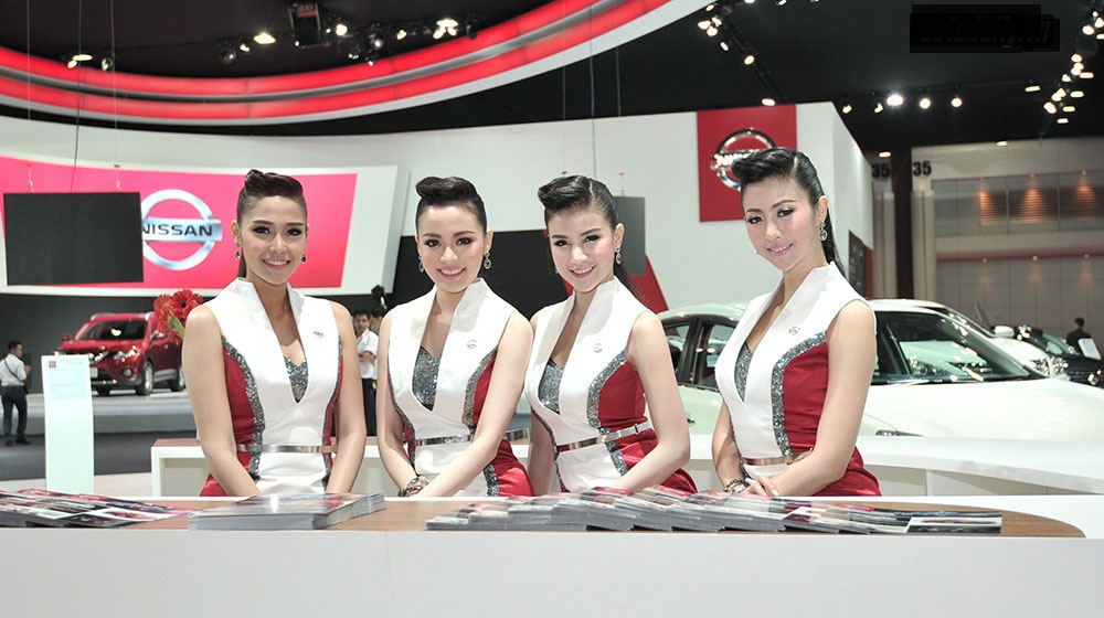 Dàn người mẫu tại Bangkok Motor Show 2015