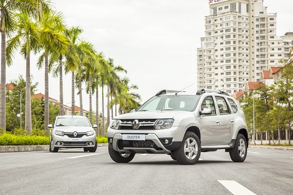 renault duster sandero va logan xuat hien tai viet nam